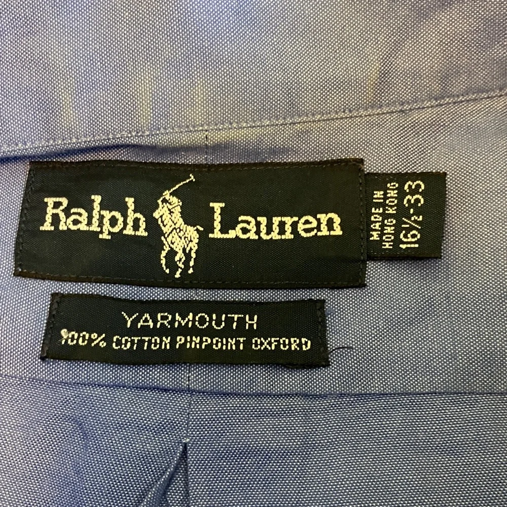 Ralph Lauren Men's Casual Blue Button Down Shirt - Picture 2 of 3